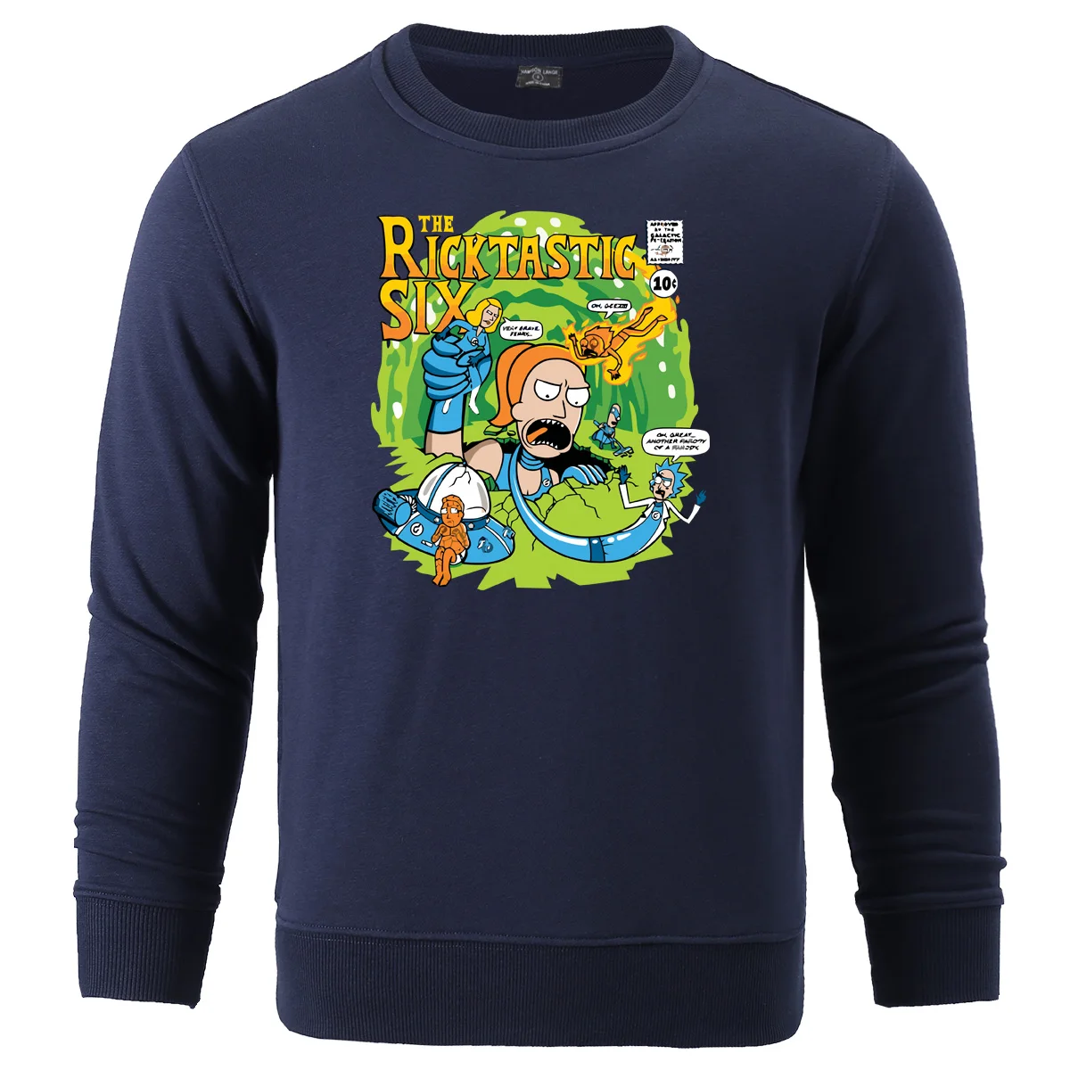 Rick and Morty 2019 Hot Sale Autumn Winter Mens Hoodie Cartoon Print Hip Hop Streetwear Long 2