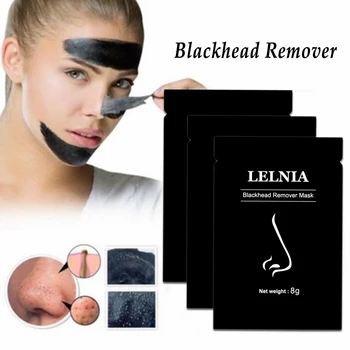 

2017 Black Mask Face Care Nose Acne Blackhead Remover Minerals Pore Cleanser Mask Black Head Strip maquiagem shills 70