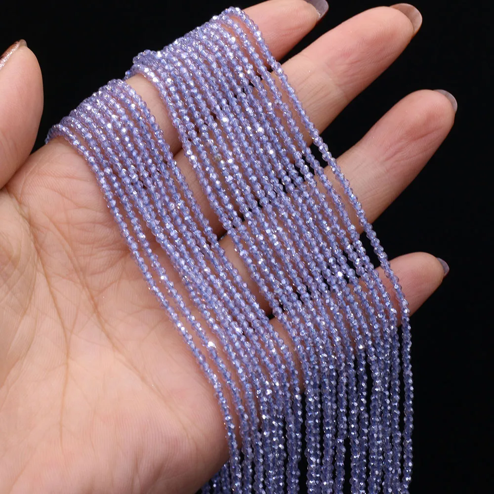 Natural Stone Shiny Quartzs Beads Small Faceted Spinel Bead for Jewelry Making Diy Necklace Bracelet Accessories 14inch
