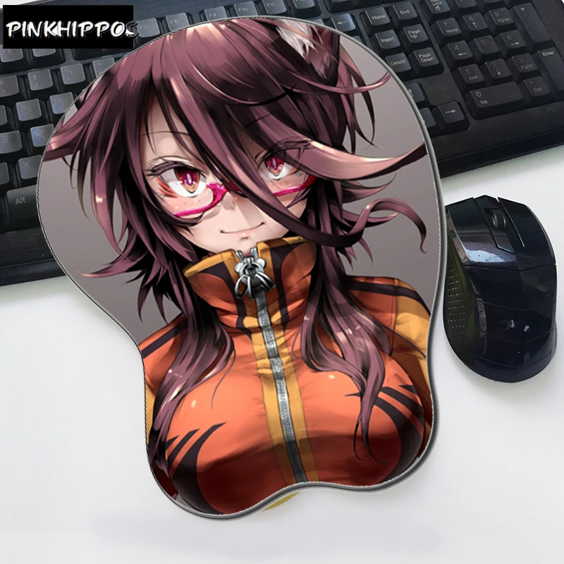 3d-коврик для мыши pinkhipppos с рисунком аниме yagatake arashi эргономичный коврик поддержкой