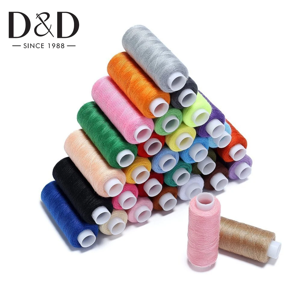 39ColorsSewingThreadSet200YardsStrongAndDurablePolyester