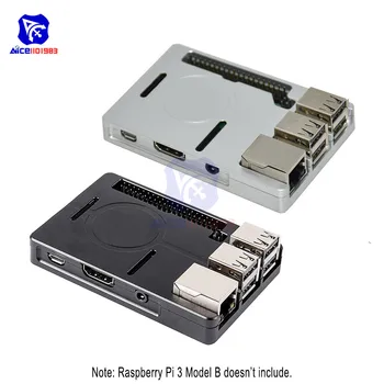 

diymore Raspberry Pi 3 Model B+ Case CNC Aluminum Case Ultra-thin Metal Shell for Raspberry Pi 3 Model B Plus