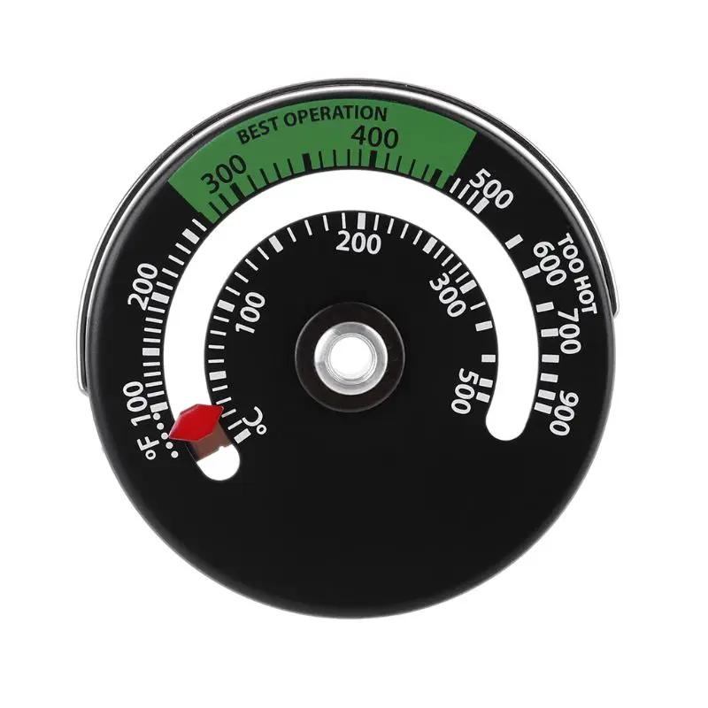 

Magnetic Stove Thermometer Fire Place Temperature Monitor Increase Efficiency