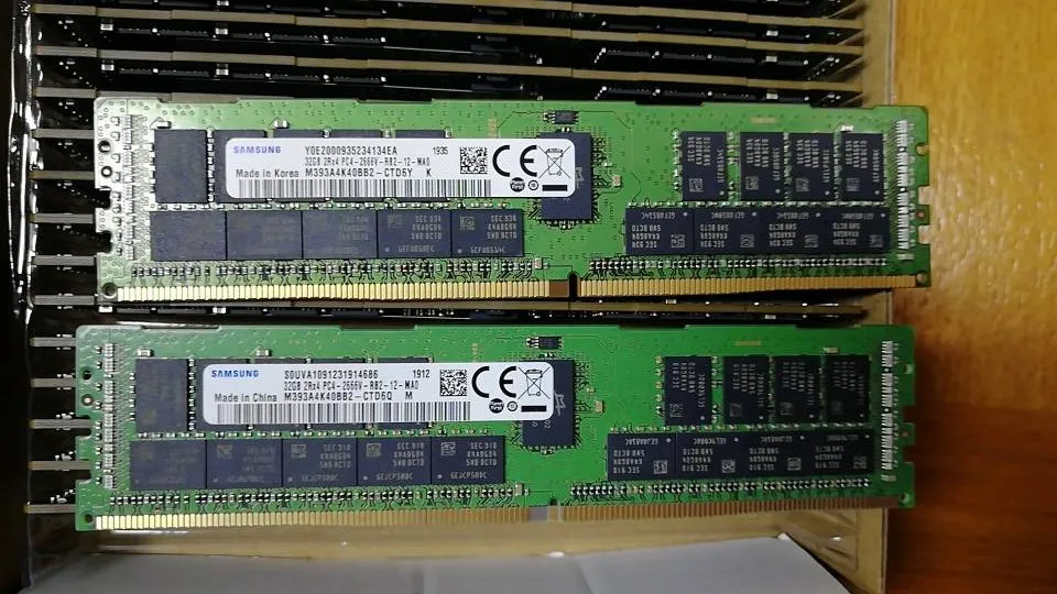 Samsung ddr4 ram 16 ГБ 32 ГБ PC4 2666 МГц ECC REG Серверная память 16 Гб 2666 в ddr4 ram новая