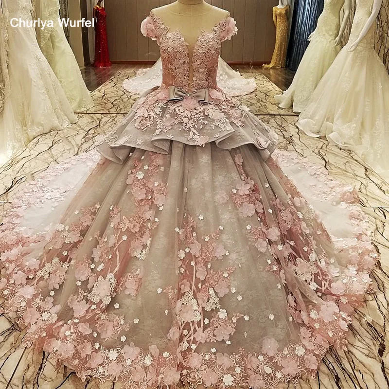 LS83920 avondjurk zipper terug kralen organza baljurk lange avondjurk abendkleider lang roze bloemen grijs gewaad de soiree LS83920 avondjurk zipper terug kralen organza baljurk lange avondjurk abendkleider lang roze bloemen grijs gewaad de soiree