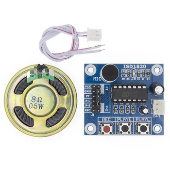 

ISD1820 Voice Recording Recorder Module With Mic Sound Audio Loudspeaker