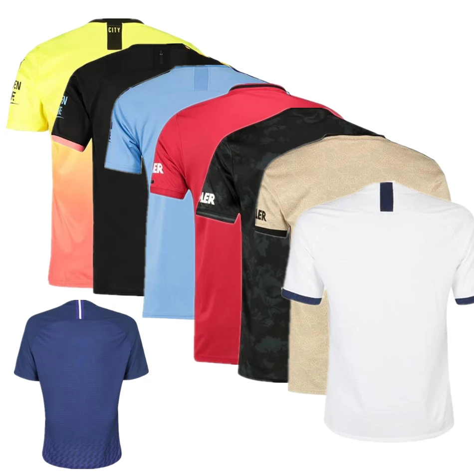 

2019 2020 Men Football Printing Pogba T Shirts S-2XL O-Neck Manchester City Adult Tops Kids Casual United Soccer Jersey