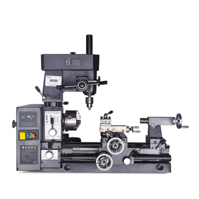 US $2.847.00 Free Shipping Multifunction Lathe Car Drilling and Milling Threeinone Machine Tools Turning and Milling Composite Lathe 220V