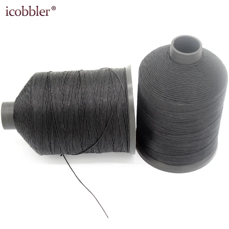 New 0.8mm Round Waxed Thread, Strong Hand Sewing Polyester Thread for Leather Clothing Wallet DIY 1psc Length Is 750m