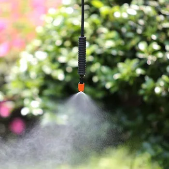 

50pc Set Garden Irrigation Adjustable Misting Micro Flow Dripper Head Sprinklers