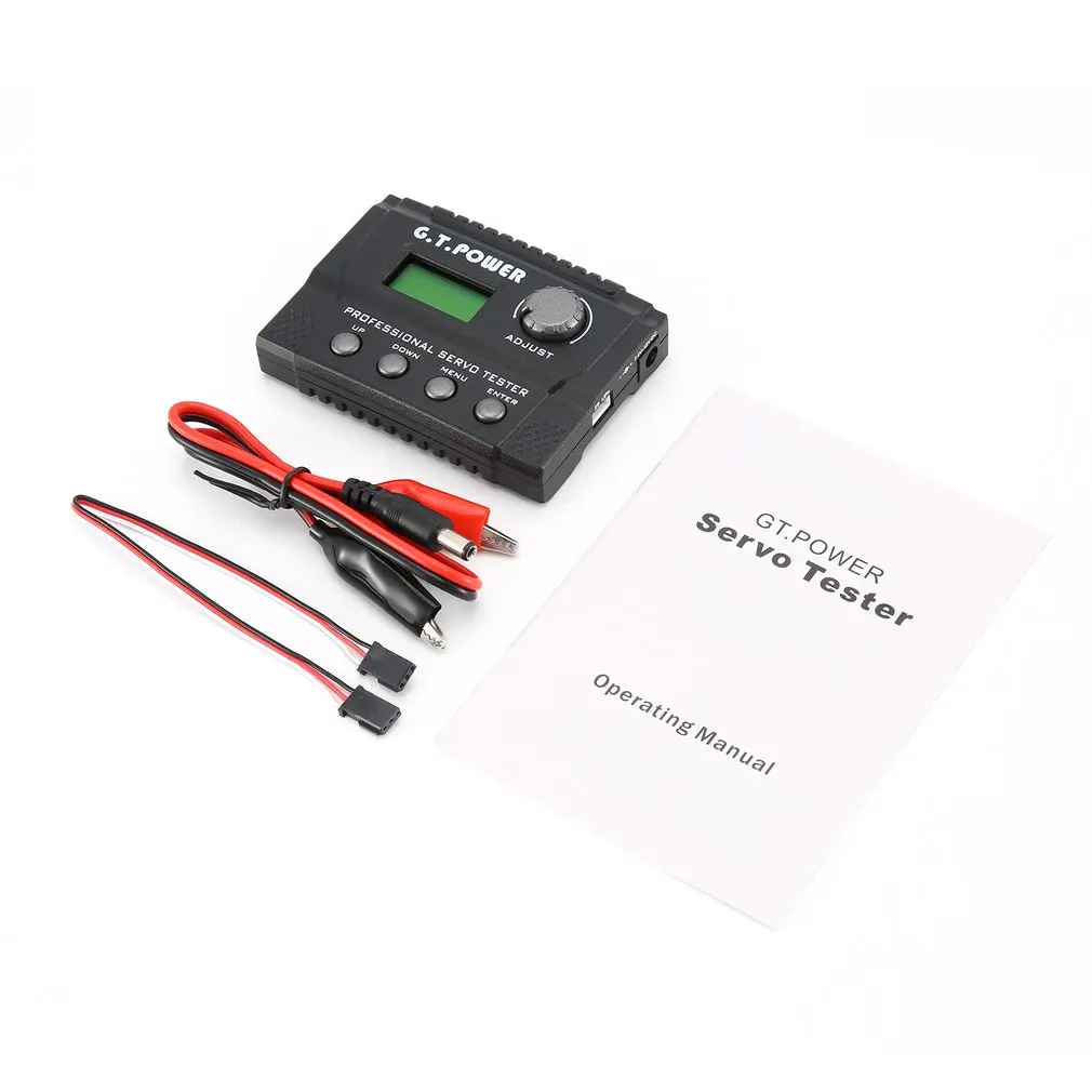 

G.T.Power LCD Digital Professional Servo Tester for RC Aircraft Helicopter Car Servo MCU control LN/ED/FP/DB/SP/WP/PW Mode