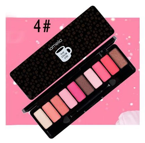 Makeup Luminous Eyeshadow Palette 10 Colors Matte Glitter EyeShadow Diamond Shimmer Eye Primer Eye Shadow