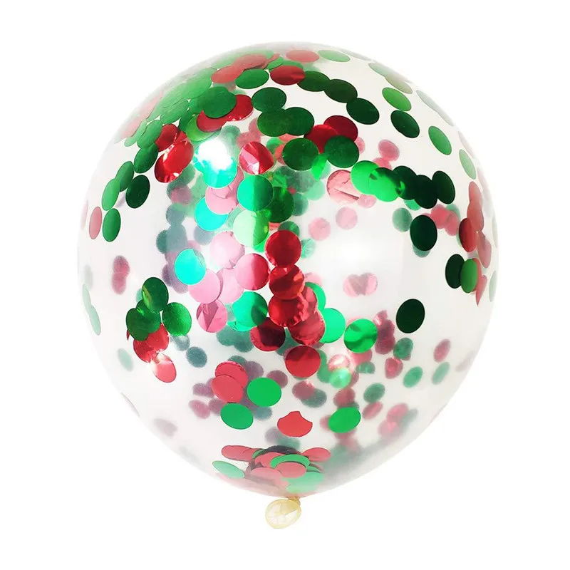 63 шт. зеленый красный хром золотые шары 12 дюймов конфетти воздушные шары День рождения арка для воздушных шаров гирлянды для свадьбы детского дня рождения вечерние