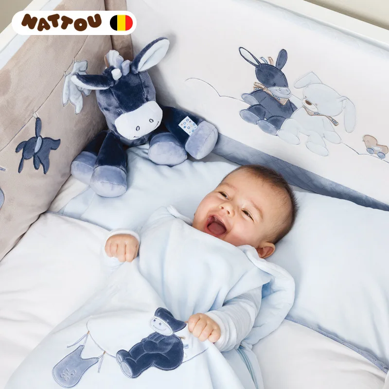 

Doll Baby Pacify Newborns Plush Toys with Infant Coax Sleep-Bite Unisex Non-Hand Puppet
