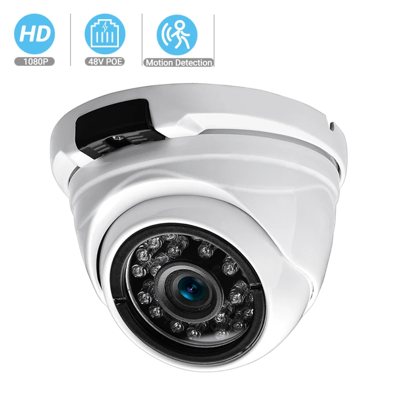 

Wide Angle 2.8mm Lens CCTV Dome Camera Indoor Outdoor Vandalproof IP camera With ONVIF Infrared Detec DC 12V 48V POE Optional