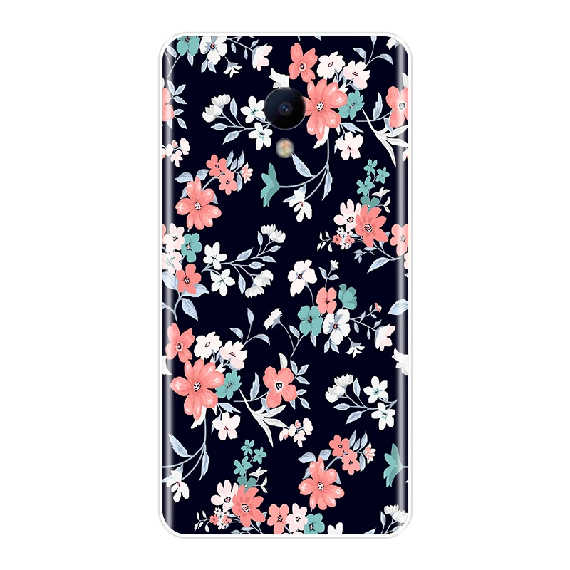 Soft TPU Phone Case For Meizu U10 U20 Pro 6 7 Plus Vintage Flowers Silicone Back Cover For Meizu 16th 16x 15 Lite 16 Plus Cases For Meizu