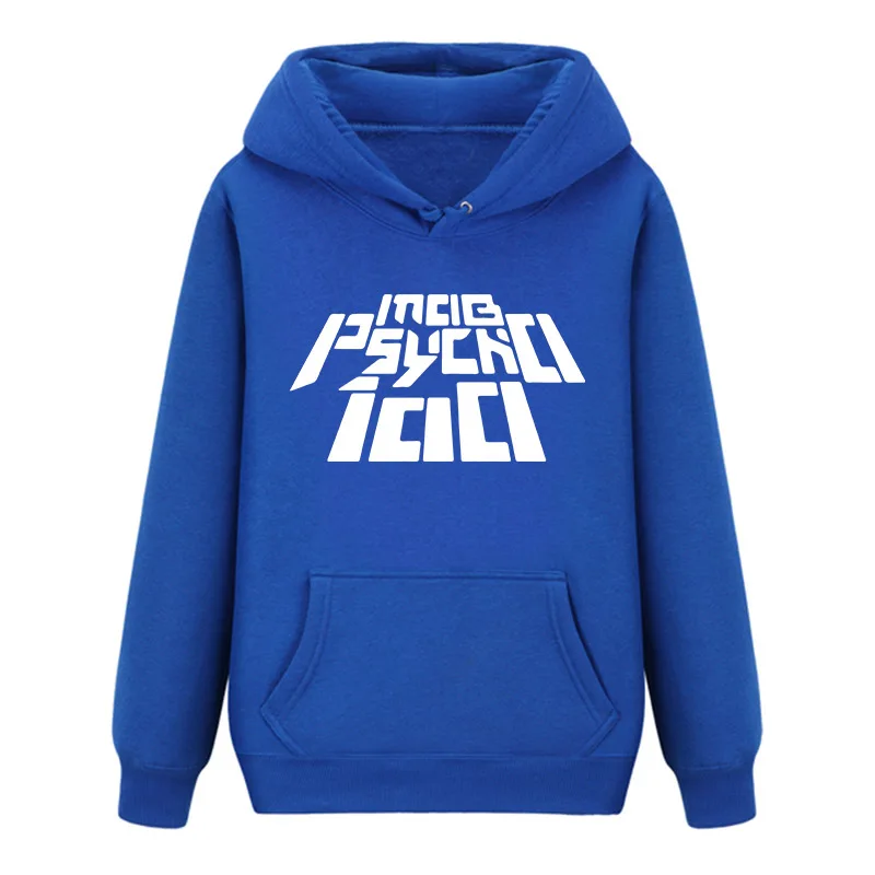 Лидер продаж, Soild цвет, 6 цветов, худи из полиэстера, Outsweater, мультяшная толпа, Psycho, 100, логотип, повседневная куртка, топы - Цвет: 03