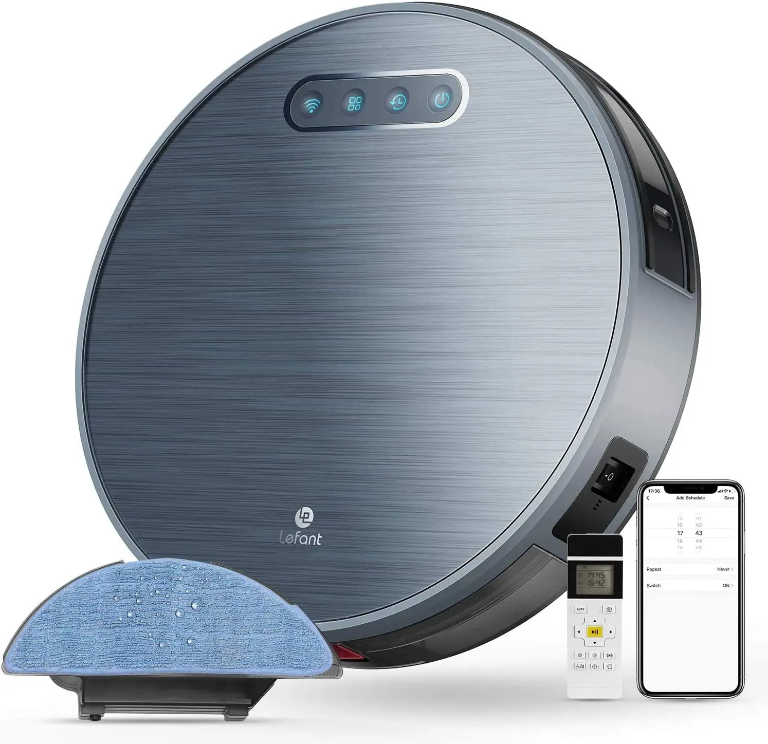 

Lefant M571 Robot Vacuum Cleaner Sweep and Wet Mopping For Hard Floors&Carpet Run 120mins Automatically Charge 2200 Pa