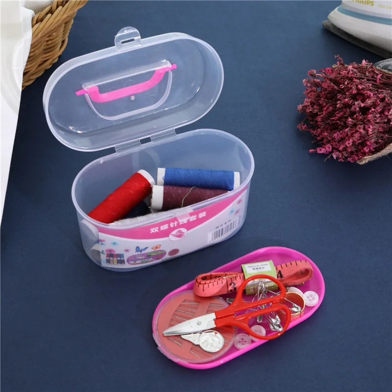 Treasure Chest Portable Sewing Box Sharps Needle Handmade Embroidery Needle Cross Stitch Sewing Kit