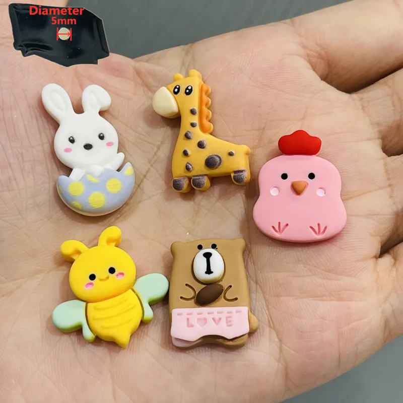 Милые полимерные Мультяшные животные фотообои 1 шт. милая курица пчела Медведь