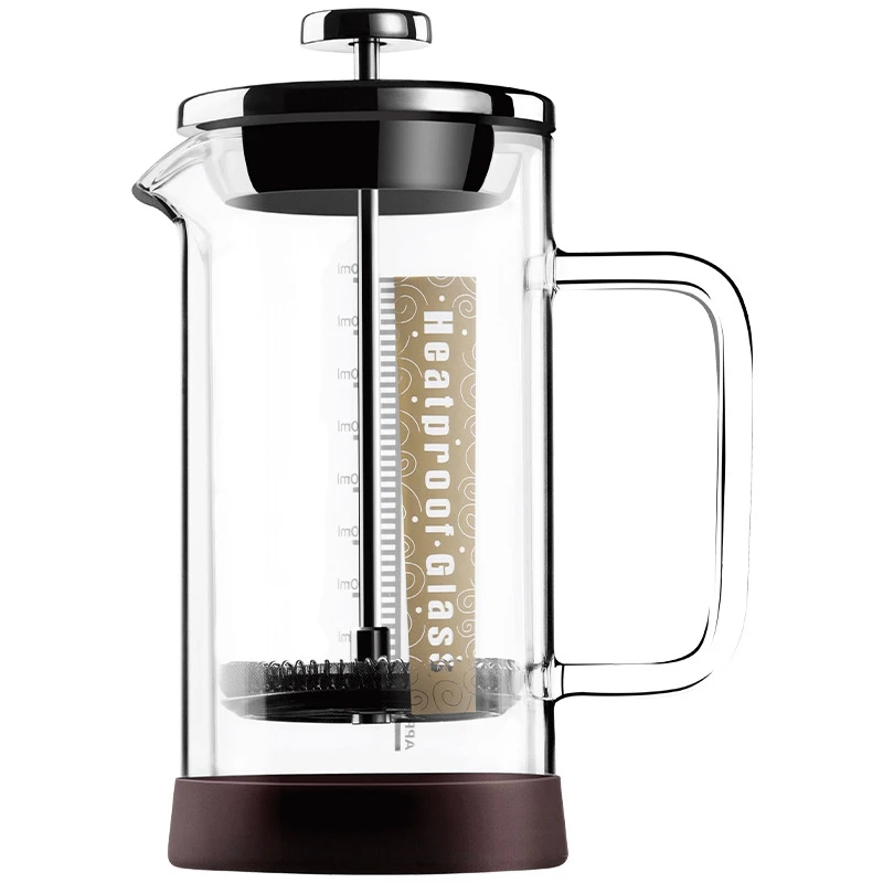 French Press Coffee/Tea Brewer Coffee Pot Maker Kettle Glass Thermos For Drinkware | Дом и сад