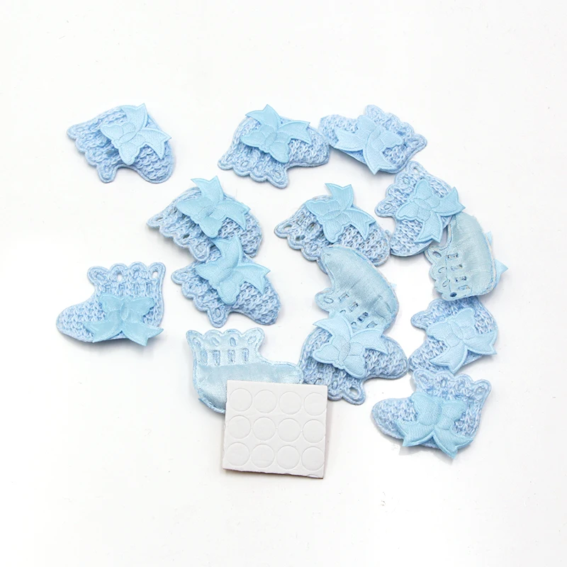 12/24pcs Pink Blue Baby Shower Favors Decor Socks For Party Table Decor And  DIY Gifts Baptism Birthday Decorations