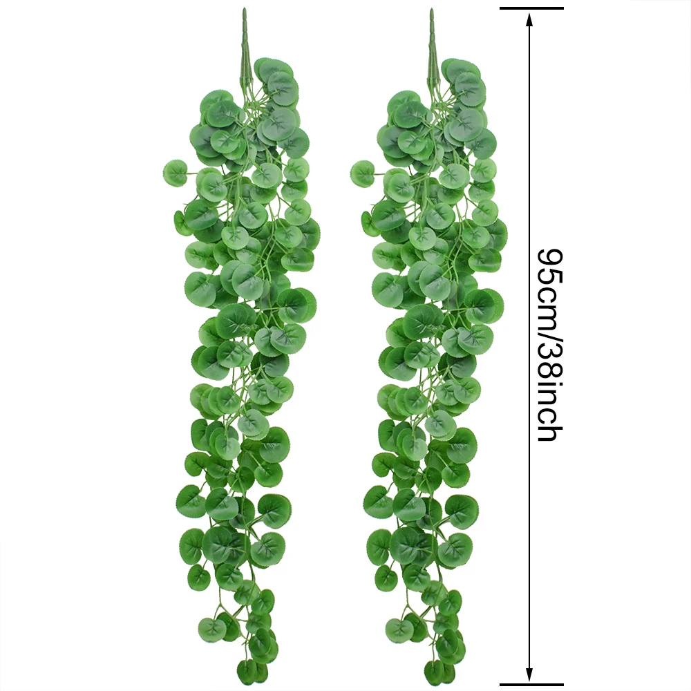 Искусственные Подвесные Растения листья искусственный плющ лоза зелень бегонии