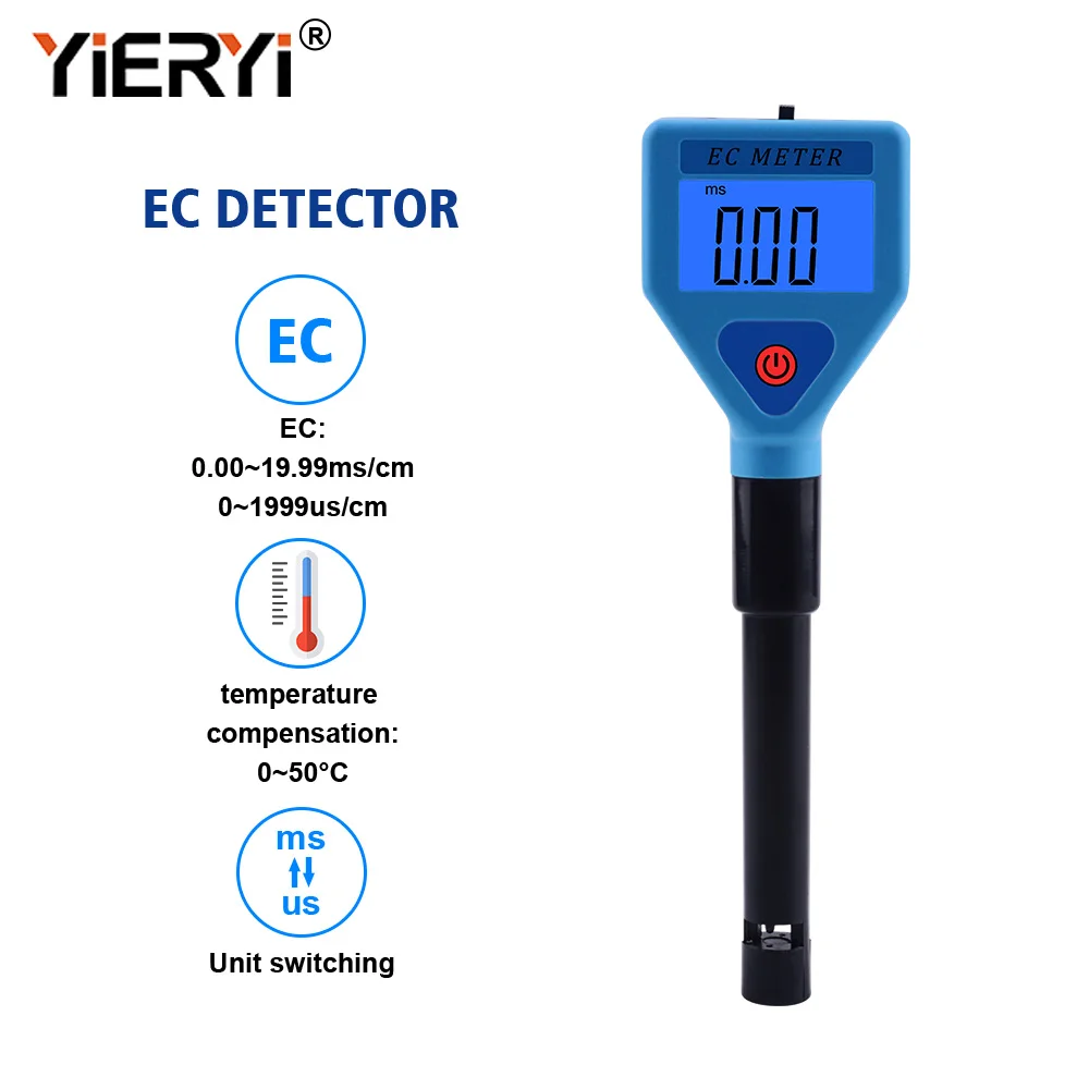 Почвы метр EC-98303 EC счетчик цифровой монитор качества воды тестер анализатор для