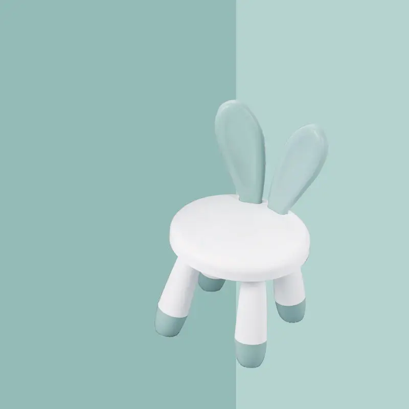 Children's Furniture Baby Chair Children Stool Footboard Indoor Bench Rabbit Deer Shape Children Chair Cute Rabbit Gift