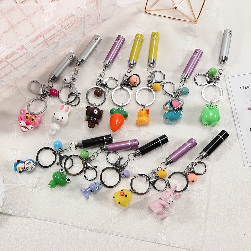 Творческие маленькие подарки фонарик брелок кулон мультфильм Колокольчик для животных кукла орнамент автомобиль кулон маленькие подарки