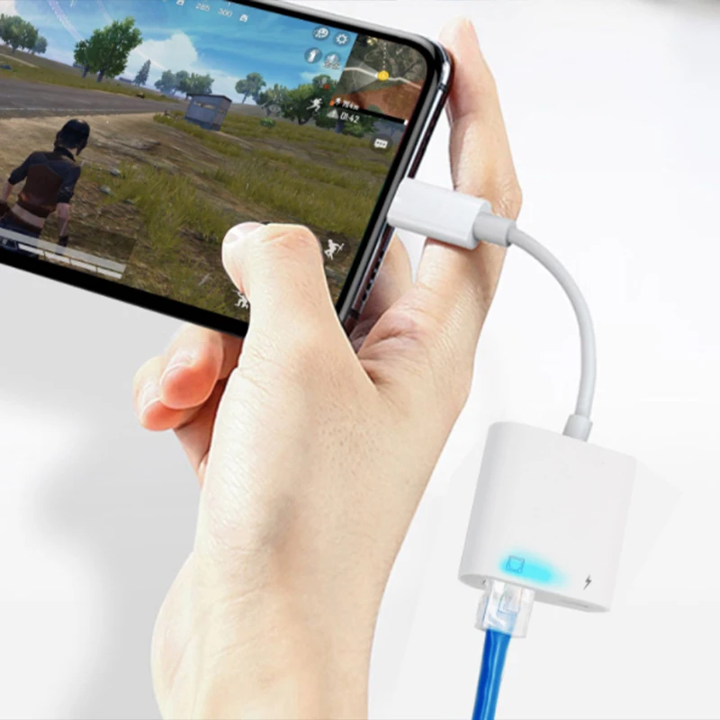Высокоскоростной кабель для преобразования устройств iOS USB 3 0 RJ45 Ethernet-конвертер