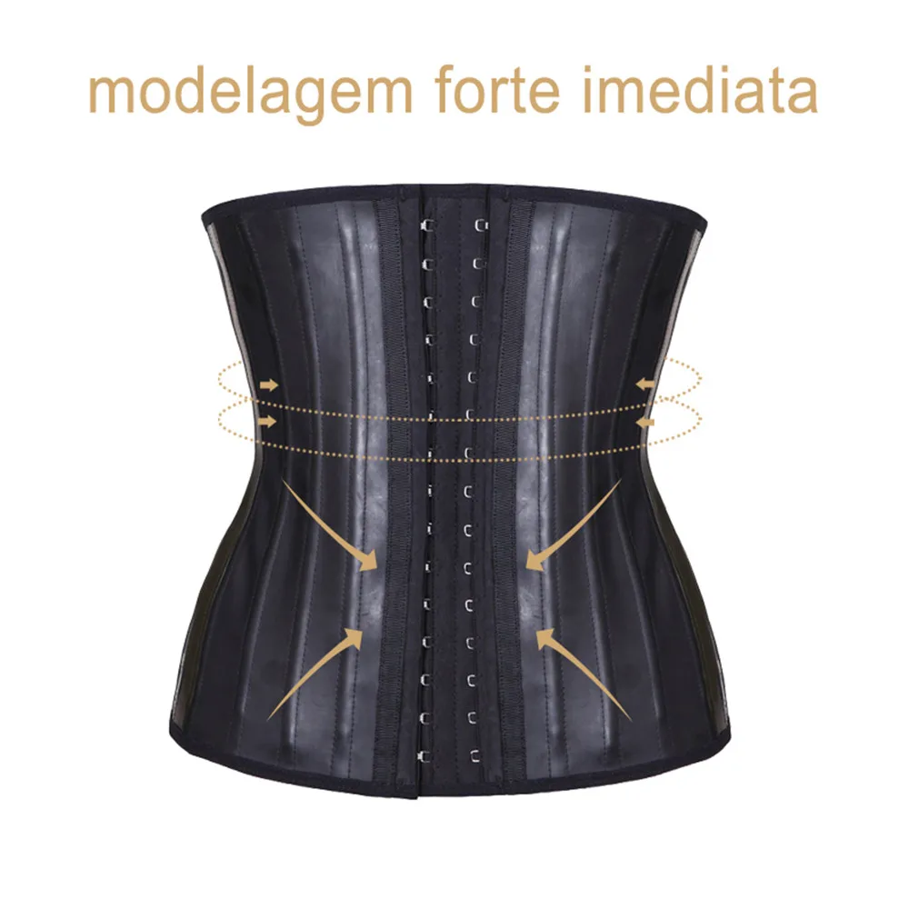 Waist Trainer Abdominal Corset Slimming Latex Underwear Belt Sheath Modeling Strap Weight Loss 25 Bone Steel Waist Cinch shapewear underwear