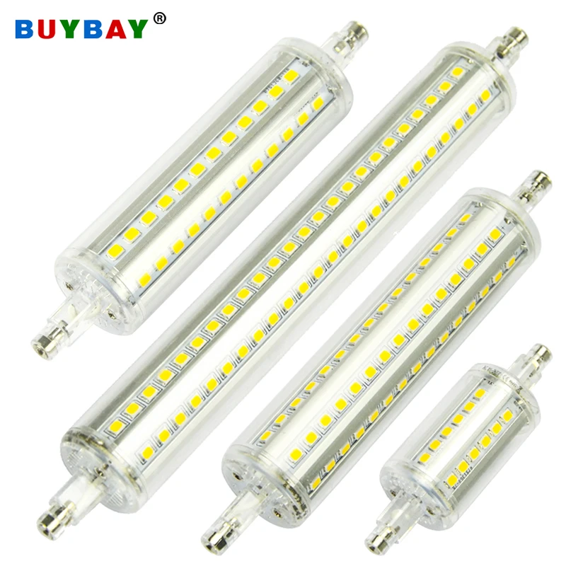 Новый R7S светодиодный светильник 5W 10W SMD 2835 78 мм 118 лампочка AC90 260V заменить