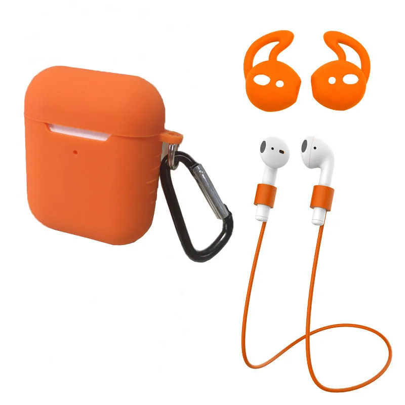 4 Pcs/Set For Apple Airpods 2 1 Case Earphones Accessories Silicone Airpod Protective Cover |