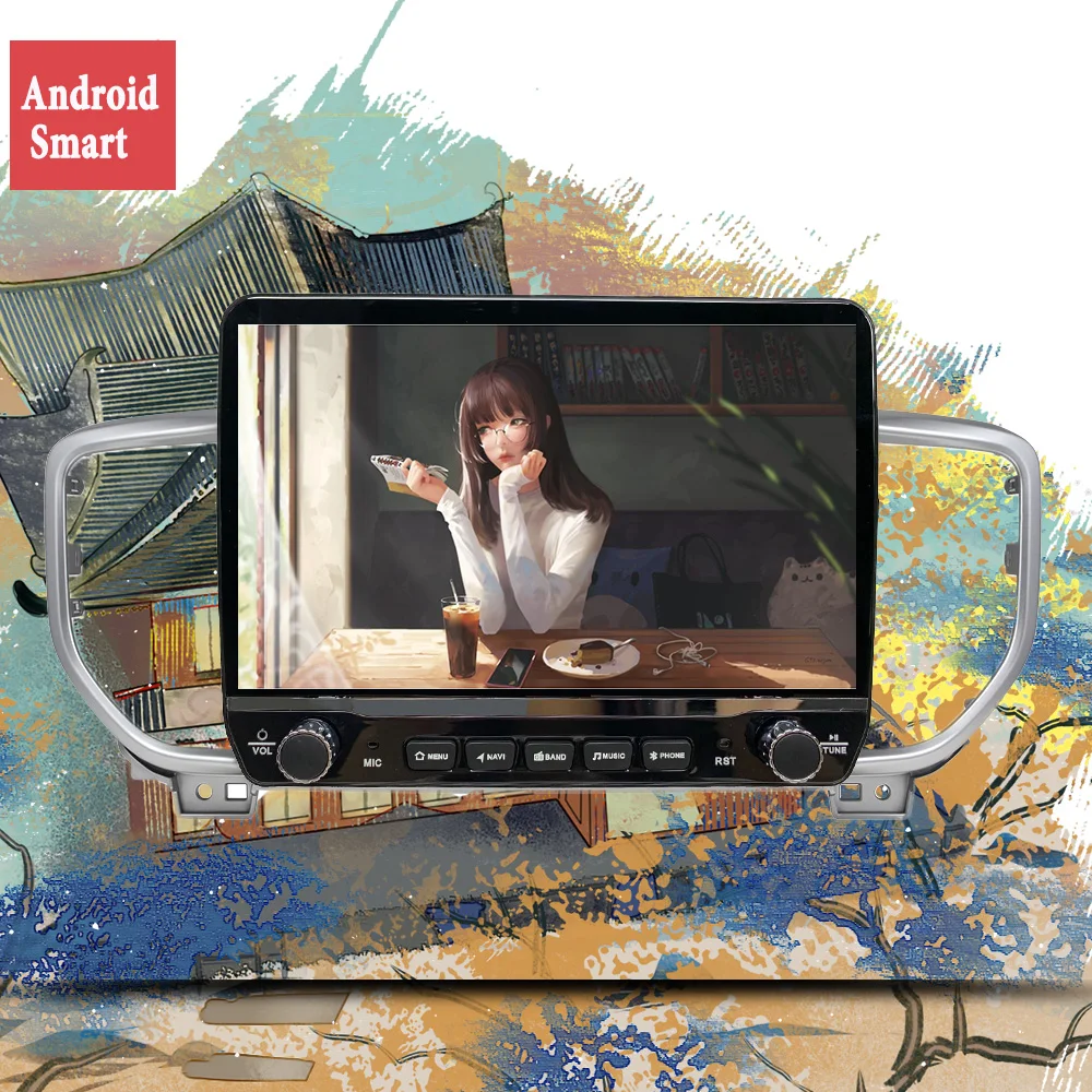 Автомобильный dvd-проигрыватель 2DIN без наклейки Android 10 0 с радио стерео