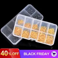 600 шт./лот 3#-12#10 Размер Набор рыболовных крючков Барб джиг крючок из углеродистой стали рыболовный крючок набор карп с отверстием