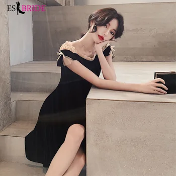 

2019 new word shoulder party evening dress