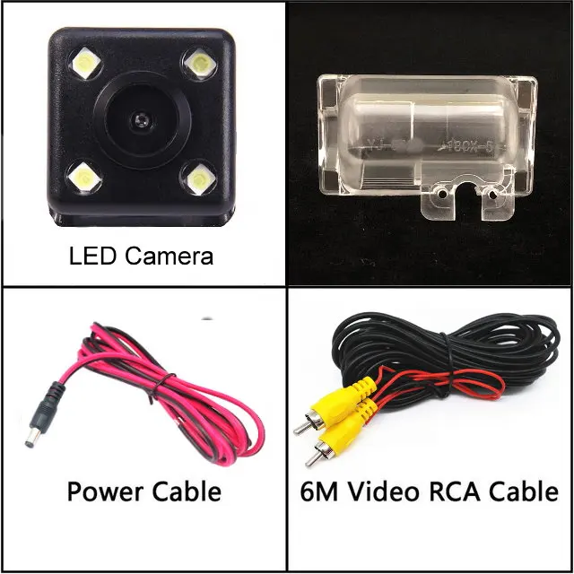 4 LED Для Mazda CX-5 CX 5 CX5 камера заднего вида trasera Авто обратный резервный парковка ночное видение водонепроницаемый HD - Название цвета: 4 LED