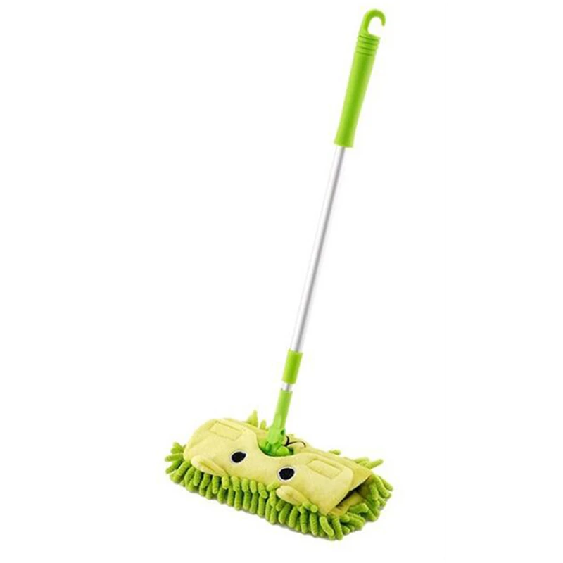 Kids Stretchable Floor Cleaning Tools Mop Broom Dustpan Play-house Toys Gift Baby Mini Sweeping House Cleaning Toys 4