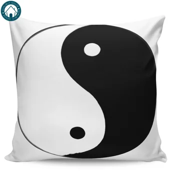 

Yin-and-Yang Pattern Pillow Covers Cases Cover Cushion Pillowcase Square Print