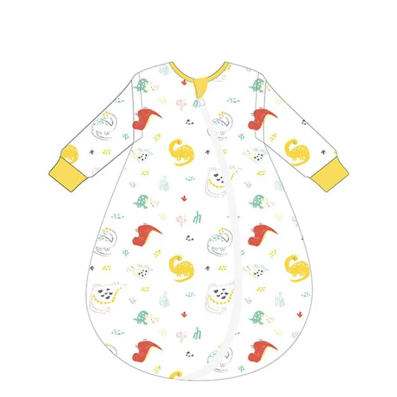 Спальный конверт для малышей хлопок Infantil осень зима мультфильм для малышей спальный мешок дети Slaapzak кровать мягкие детские пижамы комбинезон