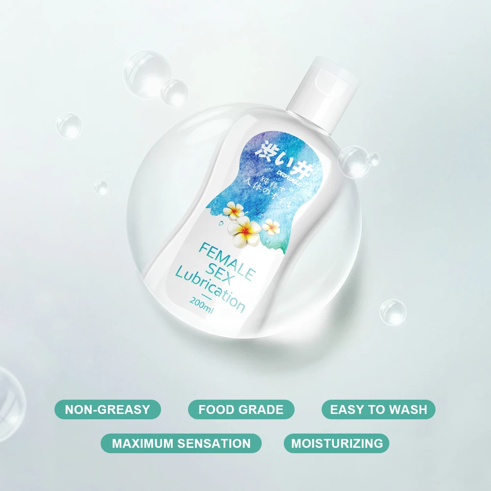 DRY WELL Aloe Sex Lube Water Soluble No Pain Sexual Lubricant for Anal Sex Products Intimate Vagina Gel Masturbator 200ML 3 DRY WELL Aloe Sex Lube Water Soluble No Pain Sexual Lubricant for Anal Sex Products Intimate Vagina Gel Masturbator 200ML 3