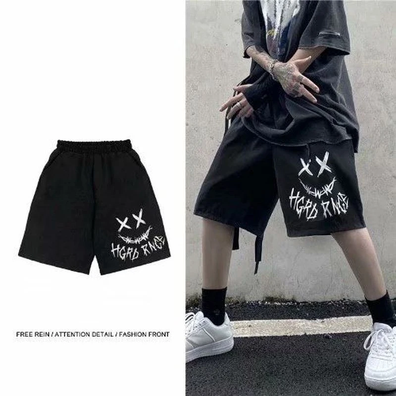 mens casual shorts 2022 New Summer Sports Shorts Men Women Loose Korean Students Hip-hop Harajuku Fifth Straight Pants Hip Hop Grunge Streetwear casual shorts for women