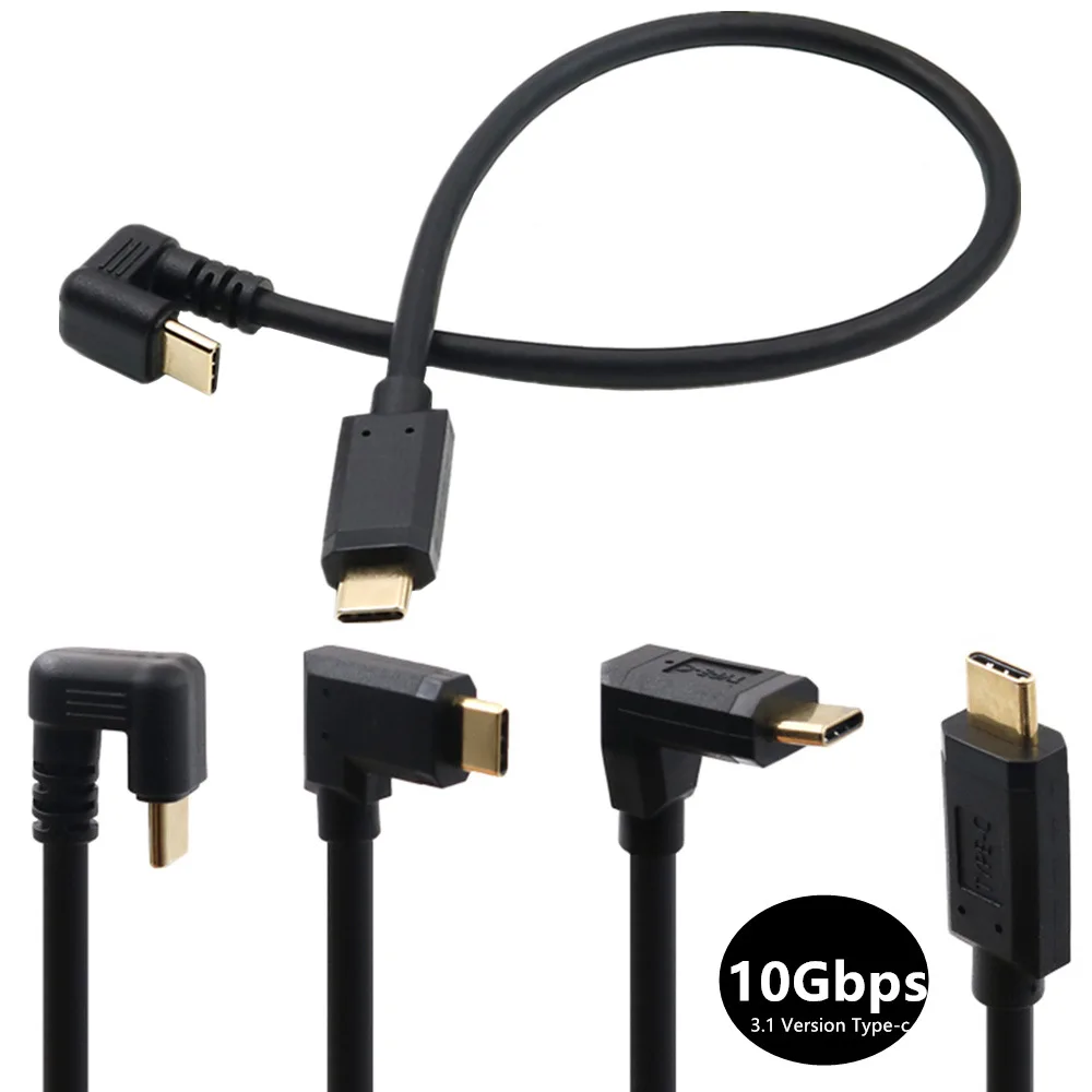 180 градусов USB 3 1 10 Гбит/с 4K 60Hz Тип-C кабель со штыревыми соединителями на обоих