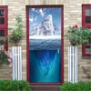 Natural Scenery Door Wallpaper Home Decor Self-adhesive Waterproof Removable Poster Stickers on the Doors Wall Decal deursticker ► Photo 3/6