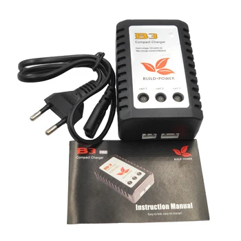 

B3 LiPo Battery Charger AC 100~240V RC Airplane LiPo Battery Balance Charger For 7.4 11.1V 2S 3S B3 Charger