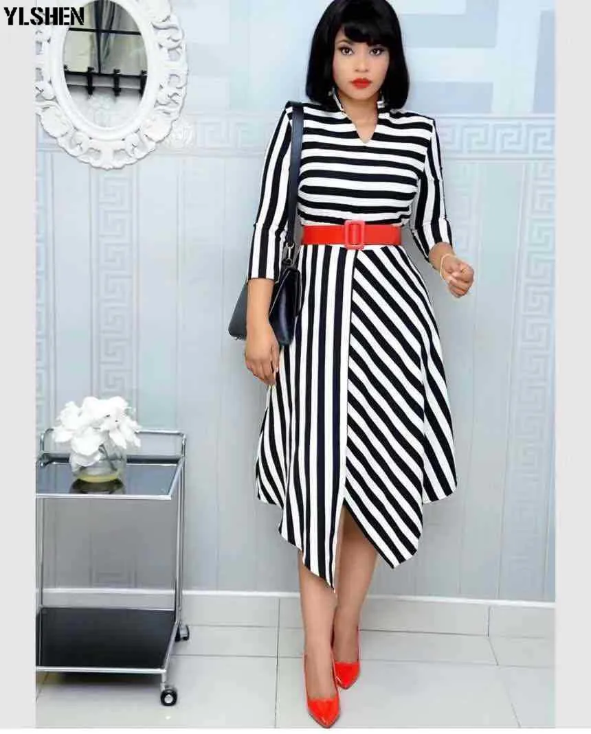 African Dresses for Women Dashiki Print African Clothes Bazin Riche Boubou Africain Robe Sexy Ankara Africa Dress Clothing 01