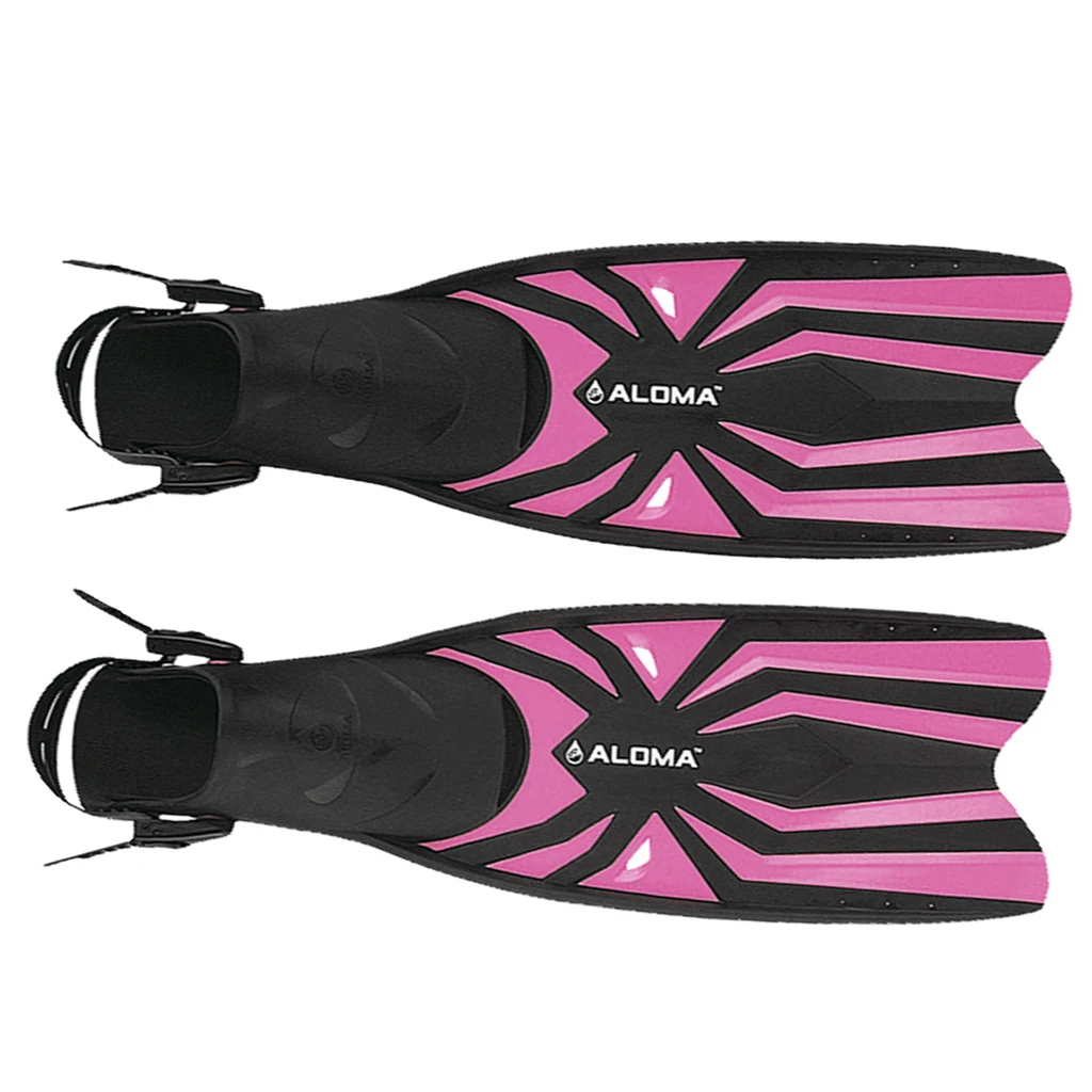 Diving Snorkeling Scuba Fins Open Heel Flippers Shoes Adjustable Fin Diving Fins for Swim Training Scuba Diving Snorkeling