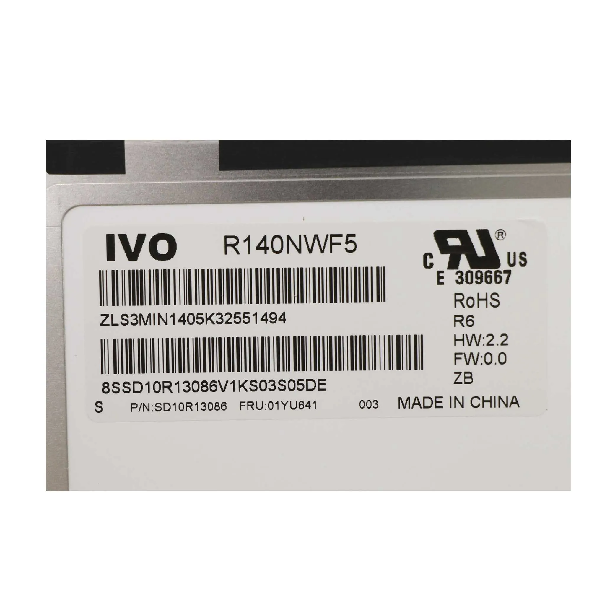 B140HAK01.0 01YN116 01LW092 02DA375 для ThinkPad T470s Lenovo Touch IPS LCD 00NY686 R140NWF5 R1 R6 01YU641 NV140FHM T00 01LW093|ЖК-экран