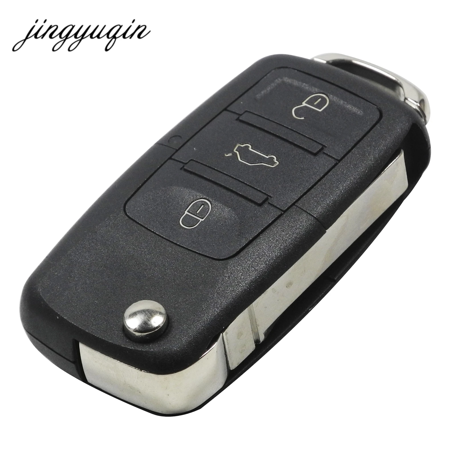 Jingyuqin 434 МГц Автомобильный Дистанционный Ключ DIY для VW/VOLKSWAGEN Passat/Bora/Polo/Golf/Beetle 1J0959753AH/HLO 1J0 959 753 AH